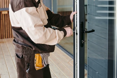 Cleaning And Polishing Glass Door Installation in Westchase, FL